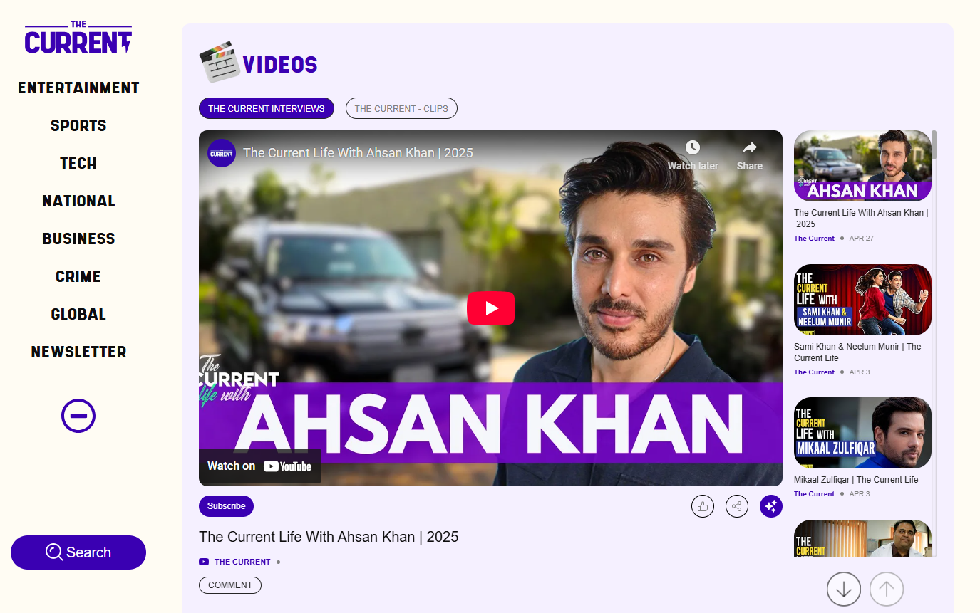 News Platform screenshot 2