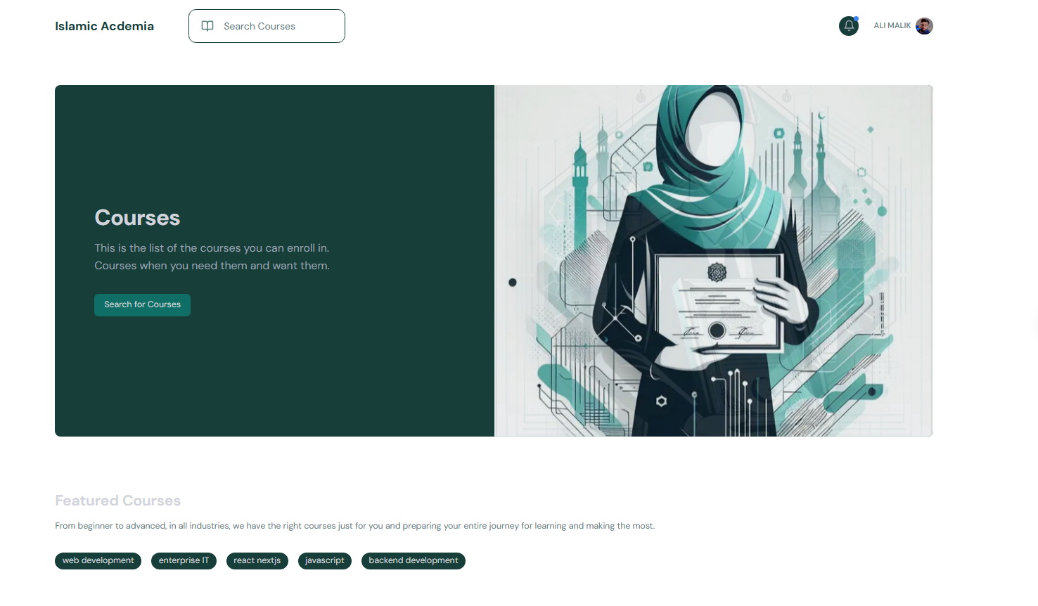 Islamic Acdemia (under development)
